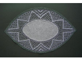 Ovales Deckchen mit Spitzen 2001